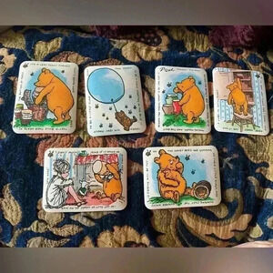 Winnie  the Pooh Wipeable Coasters (6 pack)